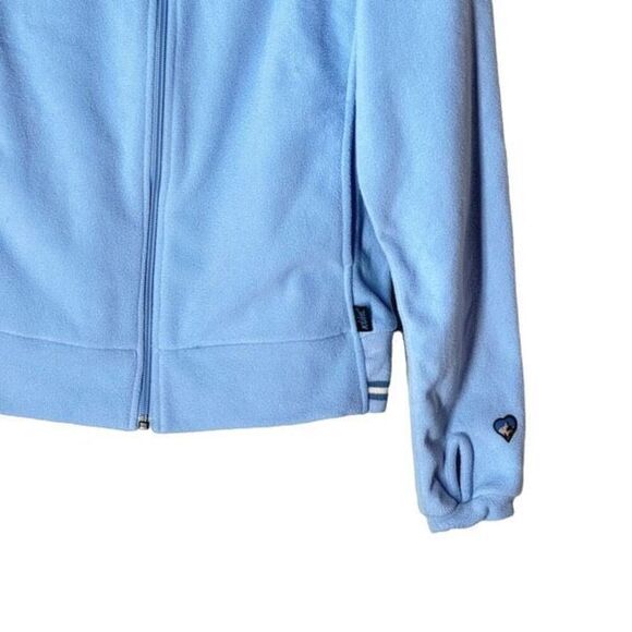 Kühl Microchamois Fleece Zip Jacket in Light Blue Stripe Ribbing S - Picture 12 of 12